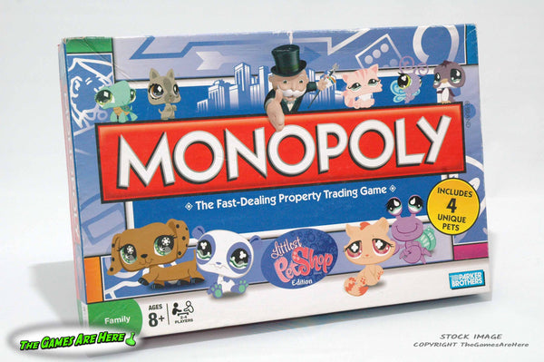 Monopoly Littlest Pet Shop Edition Game - Parker Brothers 2008