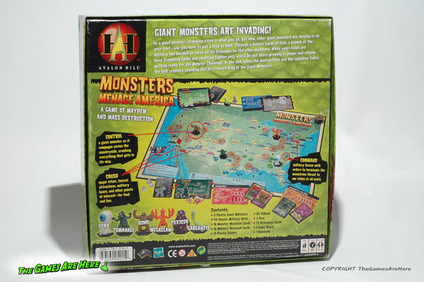monsters menace america Monsters Menace America Game