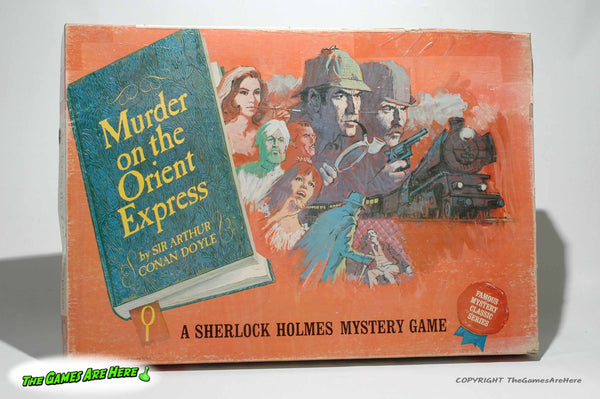 Murder on the Orient Express a Sherlock Holmes Mystery Game - Ideal 1967