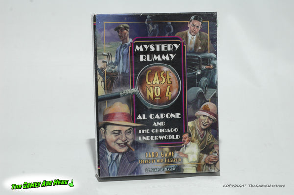 Mystery Rummy Case No. 4 Al Capone and the Chicago Underworld Card Game - U.S. Games 2014 Brand New