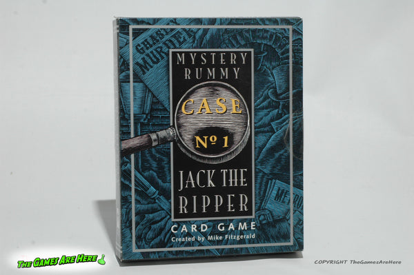 Mystery Rummy Case No. 1 Jack the Ripper Card Game - U.S. Games Systems Inc. 1998 w New Cards