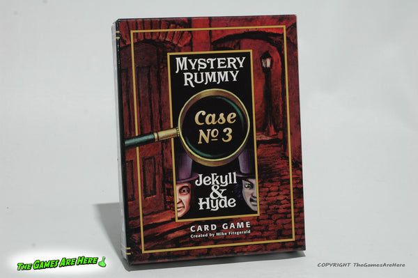 Mystery Rummy Case No. 3 Jekyll & Hyde Card Game - U.S. Games 2014 w New Cards