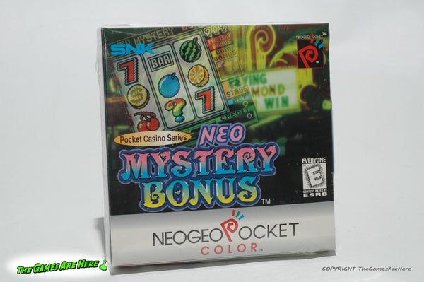 Neo Mystery Bonus - Neo Geo Pocket Color, SNK 1999 Brand New