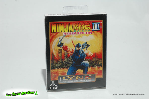 Ninja Gaiden III the Ancient Ship of Doom - Atari Lynx, Tecmo 1993 Brand New