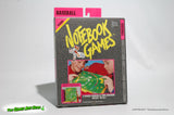 Notebook Games Baseball - Tyco Games 1992