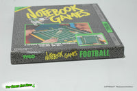 Notebook Games Football - Tyco Games 1992