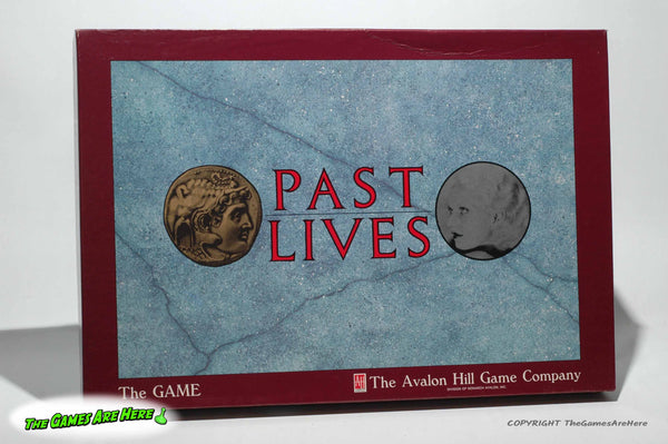 Past Lives - Avalon Hill 1988 w Unpunched Pawns