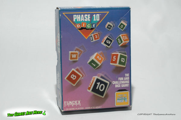 Phase 10 Dice Game - Fundex 1993