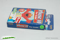 Phase 10 for Kids! Sesame Street Card Game - Fundex 2008 w New Cards