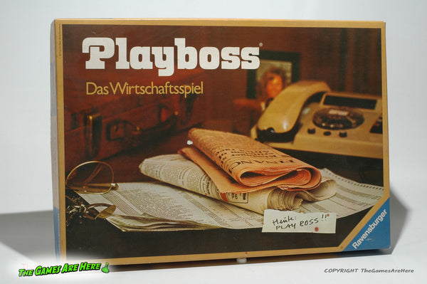 Playboss Das Wirtschaftsspiel - Ravensburger 1977 German Language w English instr.