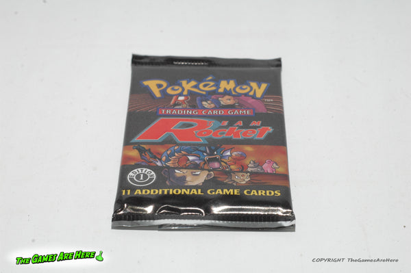 Pokemon Trading Card Game Booster Pack Team Rocket with Giovanni/Gyrad The Games Are Here Pokemon Trading Card Game Booster Pack Team Rocket with Giovanni/Gyrad The Games Are Here