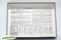 Quinto Strategy Bookcase Game - 3M 1968 w Replacement Bag