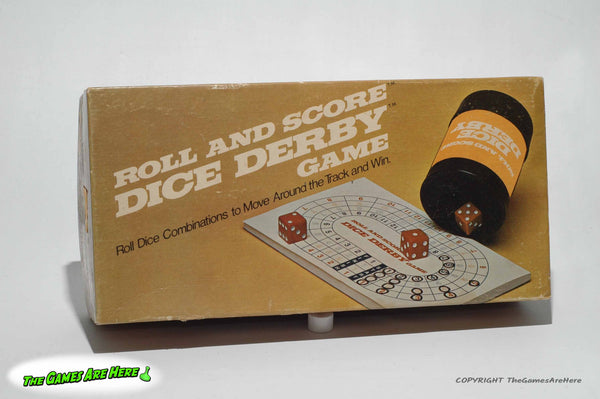 Roll and Score Dice Derby Game - Lowe 1977