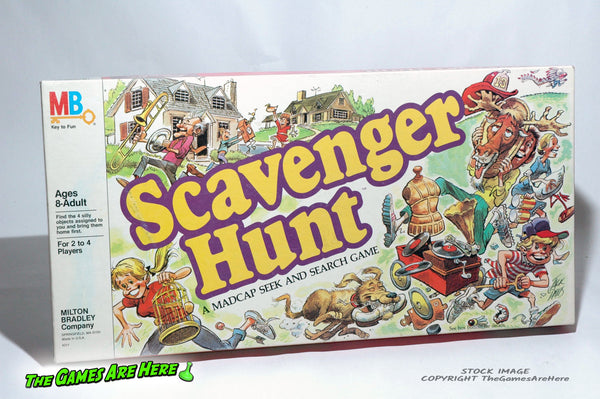 Scavenger Hunt Game - Milton Bradley 1983