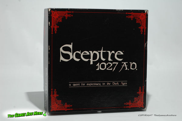 Sceptre 1027 A.D. Game - Horizon Games 1986 w Some New Parts