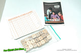 Scrabble Sentence Cube Game - Selchow & Righter 1971 w replacement timer