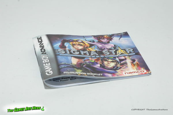 Jeu Console Game boy Advance GBA - Sigma Star Saga -Atari - Nintendo Jeu Console Game boy Advance GBA - Sigma Star Saga -Atari - Nintendo