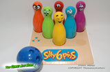Silly 6 Pins Bowling Game - Milton Bradley 1999