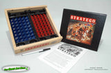 Stratego Nostalgia Games Series in Wooden Box - Milton Bradley 2002 w Sealed Board