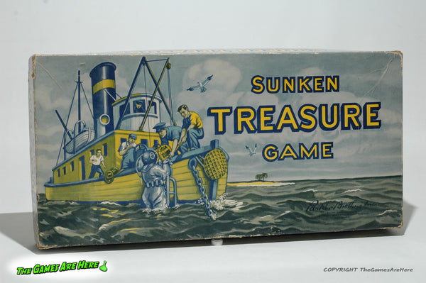 Sunken Treasure Game - Parker Brothers 1948