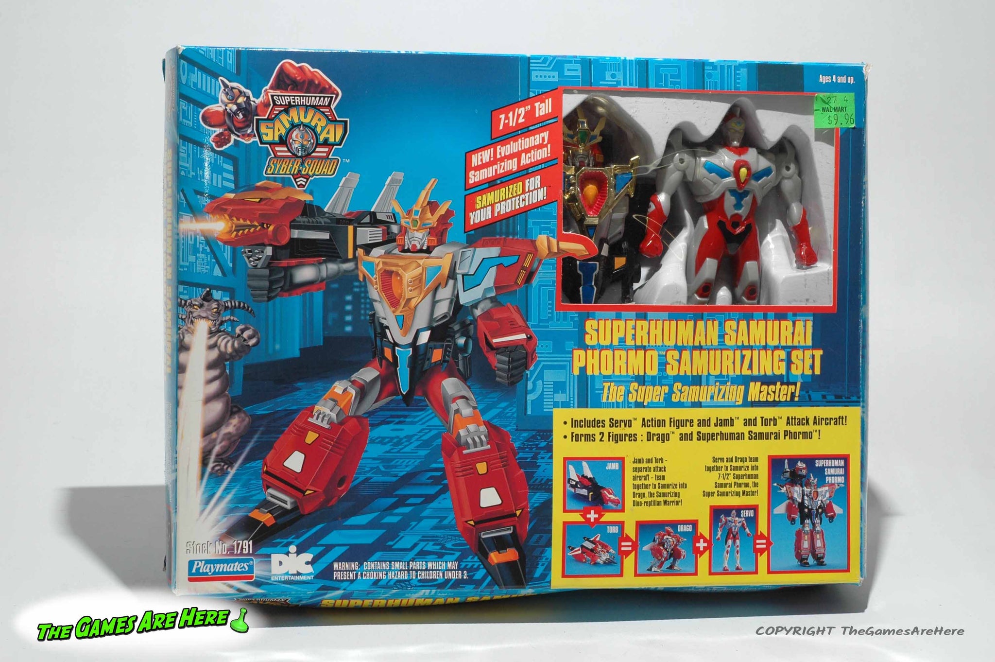 Superhuman Samurai Phormo Samurizing Set No. 1791 - Playmates 1994