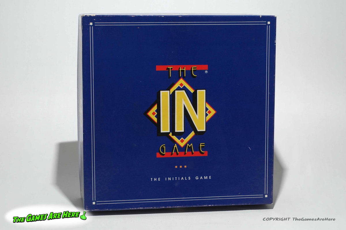 The IN Game of Initials - Meant to Be Ltd. 1988 – The Games Are Here