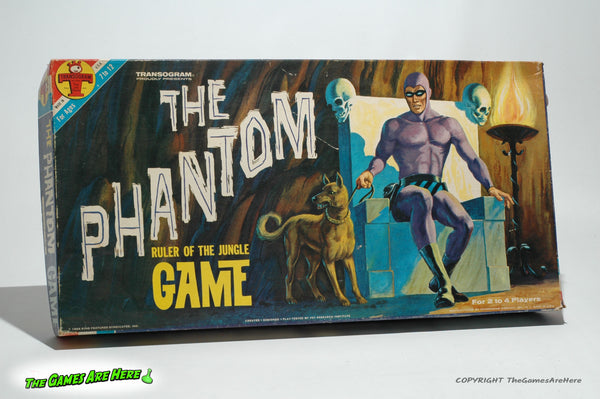 The Phantom Ruler of the Jungle Game - Transogram 1966 Missing Clay w Unpunched pieces