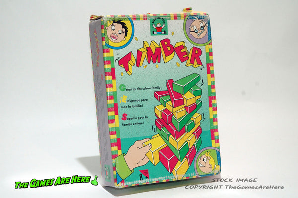 Timber Block Tower Game - Discovery Toys 1991