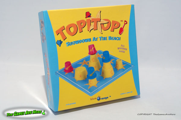 Topitop Showdown at the Beach Wooden Game - Blue Orange 2004
