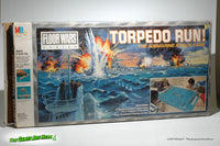 Torpedo Run! Game - Milton Bradley 1986 w Repaired Board