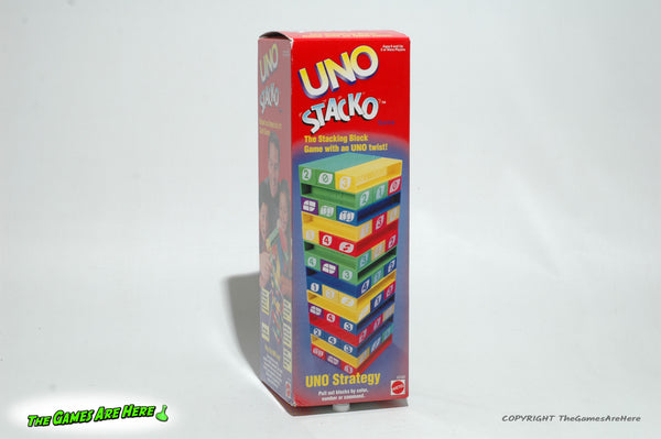 Uno Stacko Game - Mattel 1999 Brand New