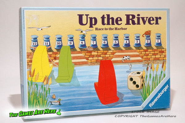 Up the River Race to the Harbor Game - Ravensburger 1988