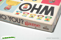 Who You? Game - Schaper 1968 Brand New w Box Stains