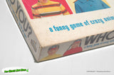 Who You? Game - Schaper 1968 Brand New w Box Stains