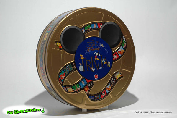 The Wonderful World of Disney Trivia Game in Tin - Mattel 1997