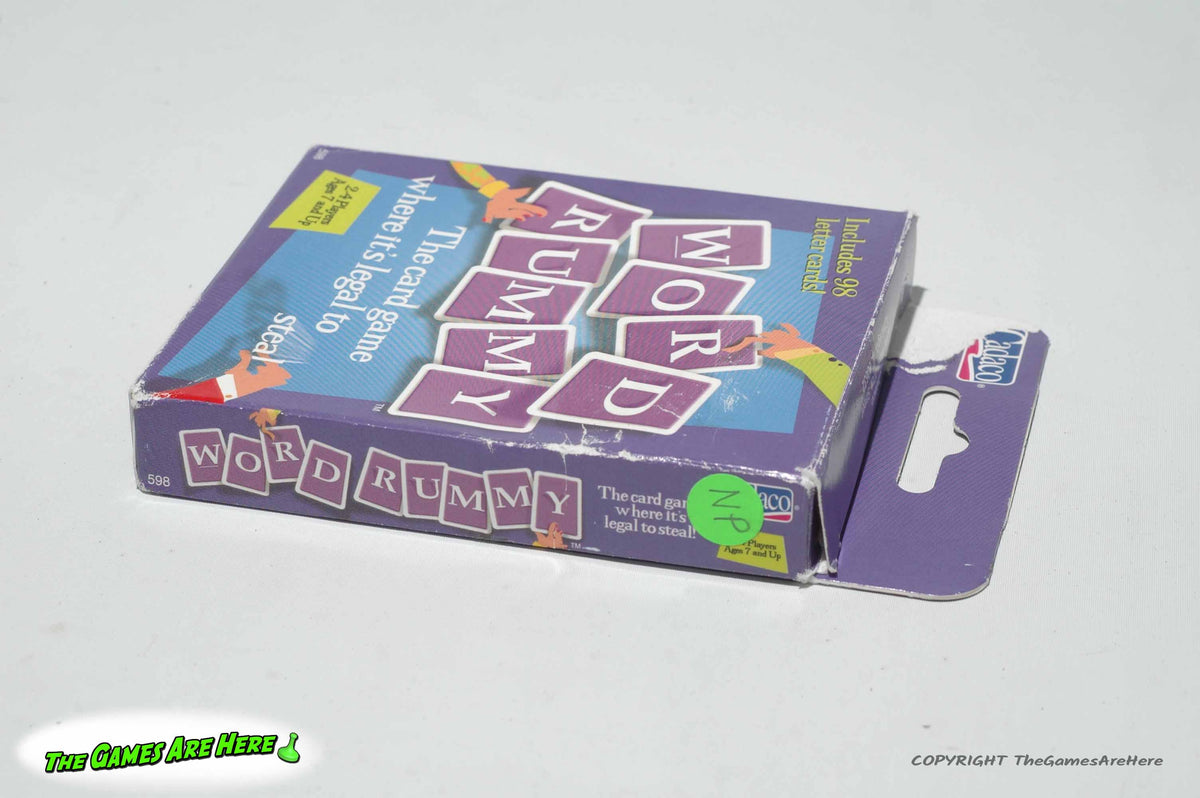 Word Rummy Card Game - Cadaco 2004 w New Cards – The Games Are Here