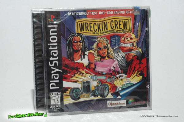 Wreckin Crew - Sony Playstation one, Telstar 1998 Brand New