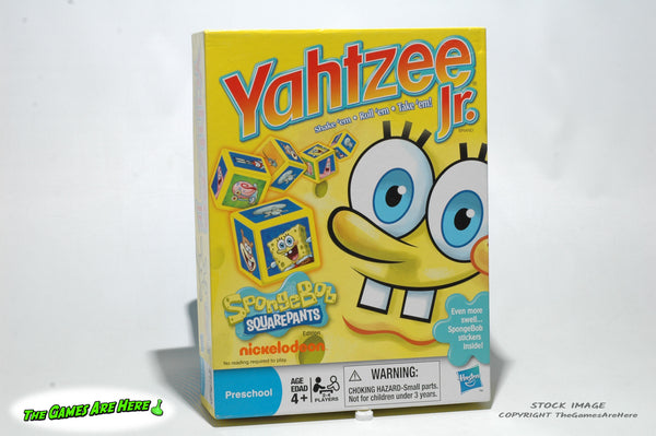 Yahtzee Jr. Spongebob Squarepants Edition - Hasbro 2011