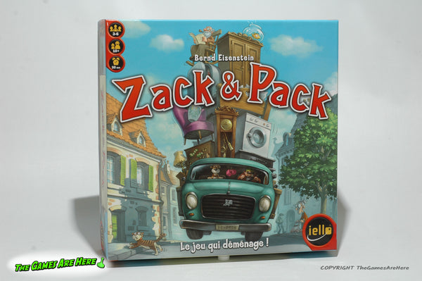 Zack & Pack Game - Iello 2009 Imported w English Instructions included