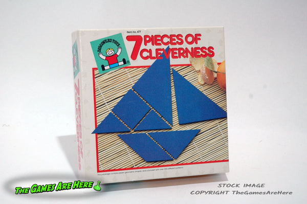 7 Pieces of Cleverness Tangram - Discovery Toys 1991