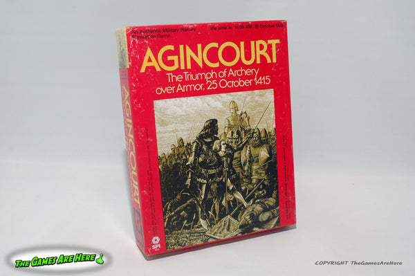Agincourt the Triumph of Archery Over Armor - SPI 1978 Unpunched