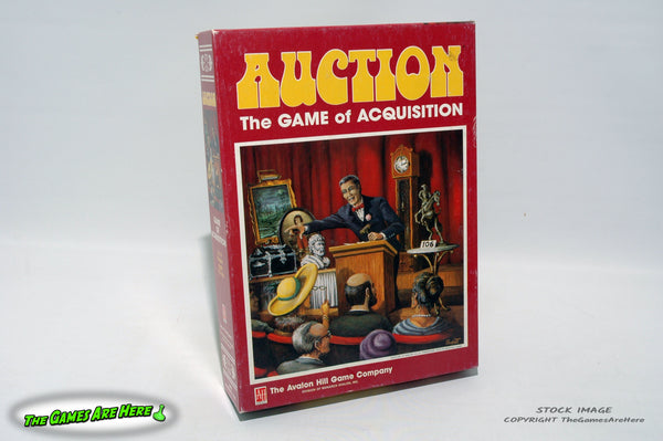 Auction the Game of Acquisition Game - Avalon Hill 1989