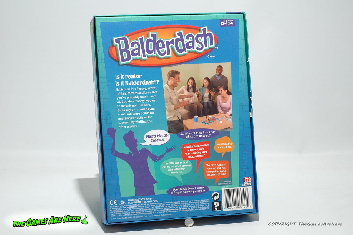 Balderdash Game - Mattel 2014 w New Cards – The Games Are Here