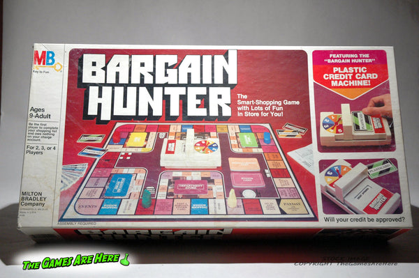 Bargain Hunter Game - Milton Bradley 1981 w Some Light Box Stains