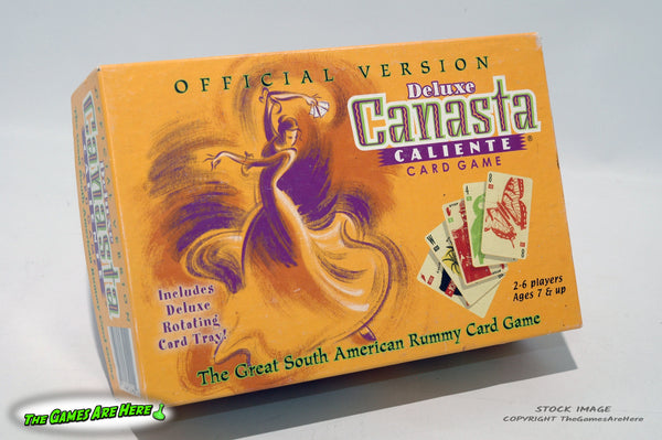 Canasta Caliente Deluxe Card Game - Winning Moves 2003 w New Cards