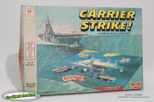 Carrier Strike Game of Naval Strategy - Milton Bradley 1977