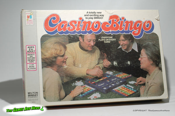 Casino Bingo Game - Milton Bradley 1978