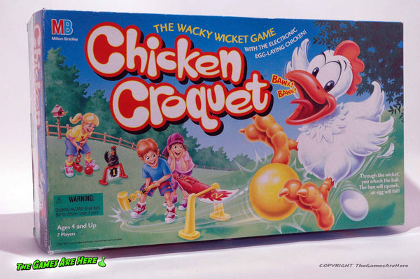 Chicken Croquet Game - Milton Bradley 1996 w New Parts