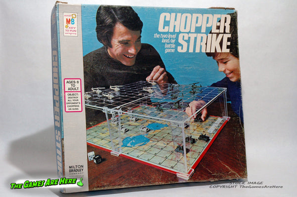 Chopper Strike Strategy Game - Milton Bradley 1976