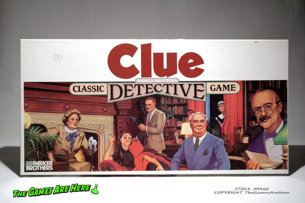 Clue Detective Game - Parker Brothers 1986